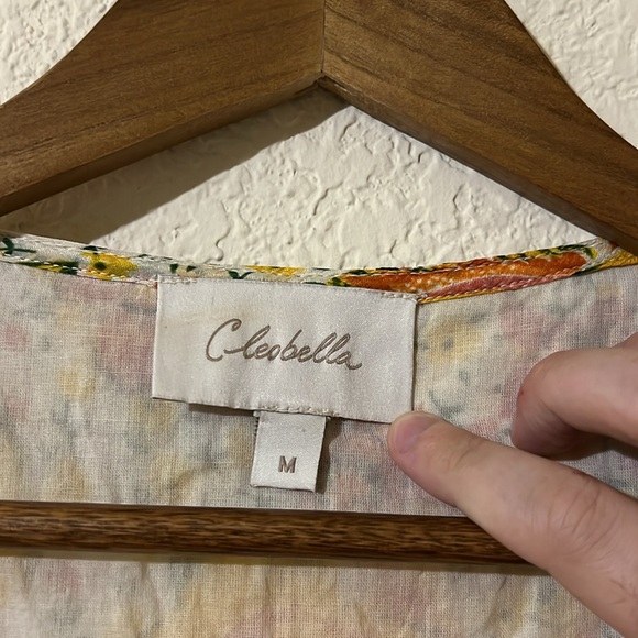 Cleobella | Audrey Lucia Floral Print Tiered Mini Dress M - Picture 5 of 7